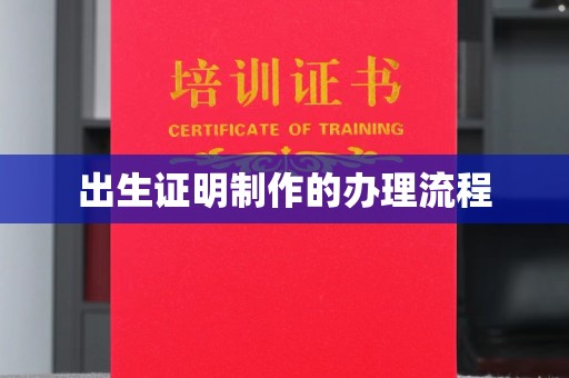怀远出生证明制作的办理流程