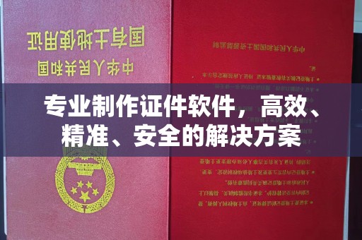 岭东专业制作证件软件，高效、精准、安全的解决方案
